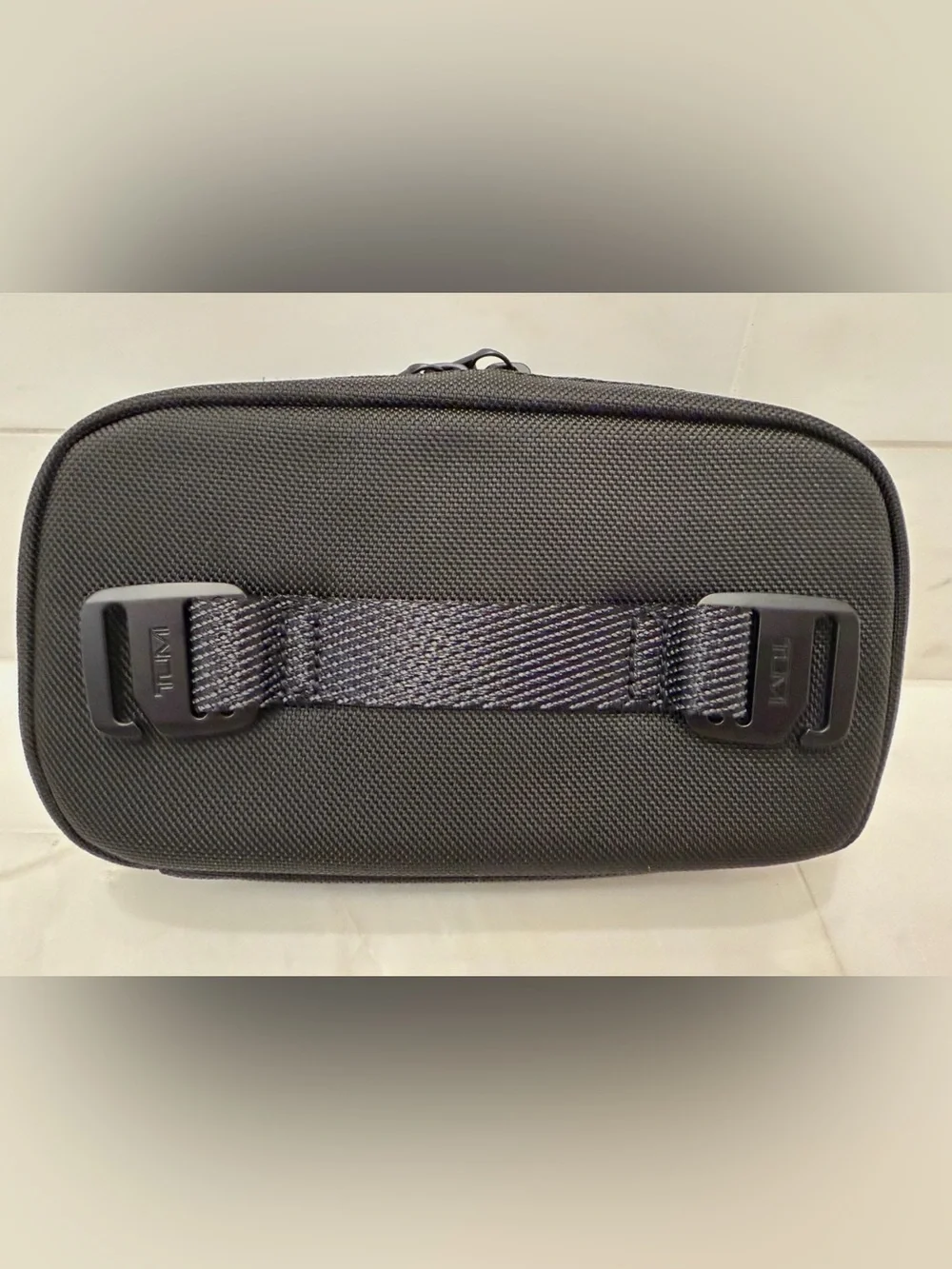 NEW Tumi + 8.0” x 4.5” Ballistic Nylon Zip Around Case - SOLID BLACK